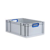 Eurobox, NextGen Color, Griffe blau offen, 600x400x220mm - Karton