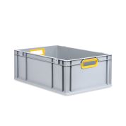 Eurobox, NextGen Color, Griffe gelb offen, 600x400x220mm - Karton