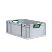 Eurobox, NextGen Color, Griffe grün offen, 600x400x220mm - Karton