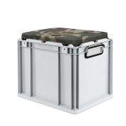 Eurobox, NextGen Seat Box, camouflage Griffe offen, 43-32 - Karton