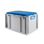 Eurobox, NextGen Seat Box, blau Griffe geschlossen, 64-32 - Einzel