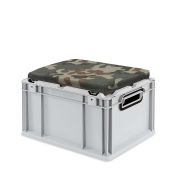Eurobox, NextGen Seat Box, camouflage Griffe offen, 43-22 - Einzel