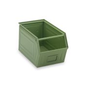 Metall-Sichtlagerkasten 5.0 - Karton - grün