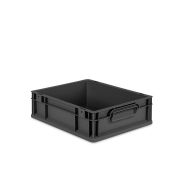 Eurobox NextGen 2.0 Cycle - Griffe geschlossen - 400 x 300 x 120 mm  - Anthrazit - Palette