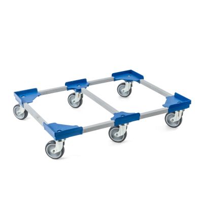 Transportroller VARIABLE - 800x600 - 1x unterteilt mit 6 Gummirädern