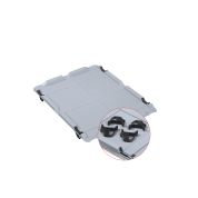 Auflagedeckel Set Eurobox NextGen – 400 x 300, inkl. 4 schwarze Schiebeschnappverschlüsse