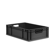 Eurobox NextGen 2.0 Cycle - Griffe offen - Schwarz - 600 x 400 x 170 mm  - Anthrazit - Einzel