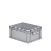 Eurobehälter UNISTA mit geschlossenen Griffen 43-175 - Einzel - grau