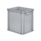 Eurobehälter UNISTA mit geschlossenen Griffen 43-400 - Einzel - grau