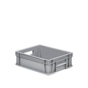 Eurobehälter UNISTA mit offenen Griffen 43-120 - Palette - grau