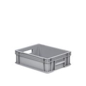 Eurobehälter UNISTA mit offenen Griffen 43-120 - Karton - grau