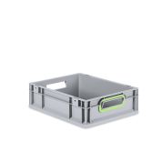 Eurobox NextGen 2.0 - Griffe offen - Hellgrün - 400 x 300 x 120 mm - Einzel