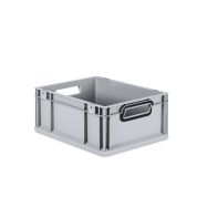 Eurobox NextGen 2.0 - Griffe offen - Schwarz - 400 x 300 x 170 mm - Einzel