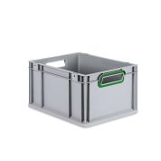 Eurobox NextGen 2.0 - Griffe offen - Grün - 400 x 300 x 220 mm - Einzel