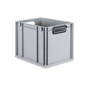 Eurobox NextGen 2.0 - Griffe offen - Schwarz - 400 x 300 x 320 mm - Einzel