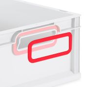 ColorClip Set - Farbring für Eurobox NextGen 2.0 - 1 Pack mit 2 Stück - Rot