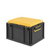 Seat Box NextGen 2.0 Cycle - Griffe geschlossen - Gelb - 400 x 300 x 265 mm - Einzel