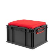 Seat Box NextGen 2.0 Cycle - Griffe geschlossen - Rot - 400 x 300 x 265 mm - Einzel