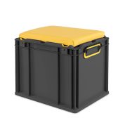Seat Box NextGen 2.0 Cycle - Griffe geschlossen - Gelb - 400 x 300 x 365 mm - Einzel