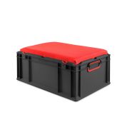 Seat Box NextGen 2.0 Cycle - Griffe geschlossen - Rot - 600 x 400 x 273 mm - Einzel