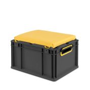 Seat Box NextGen 2.0 Cycle - Griffe offen - Gelb - 400 x 300 x 265 mm - Einzel