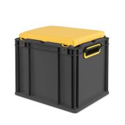 Seat Box NextGen 2.0 Cycle - Griffe offen - Gelb - 400 x 300 x 365 mm - Einzel