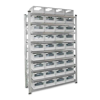 Grundregal Tiefe 400 mit 9 Fachböden für Euroboxen NextGen Insight - Store - Insight Cover