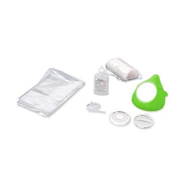 BOX M Mund-Nasen-Maske  - im PE Beutel  u. Desinfektionsmittel und Pads