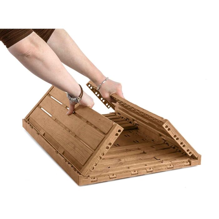 6er Set Klappbox Klein – Mehrfarbige Faltbare Aufbewahrungsboxen Aus Kunststoff, 15x10x5,8 Cm, Mit Griffen, Etiketten & Marker – Für Zuhause, Büro & Klassenzimmer Klappboxen Klein 6er Set