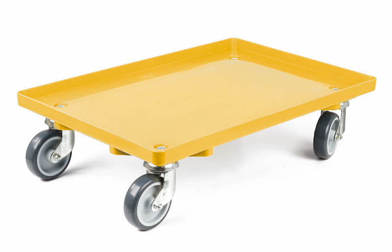 Transportroller geschlossen gelb