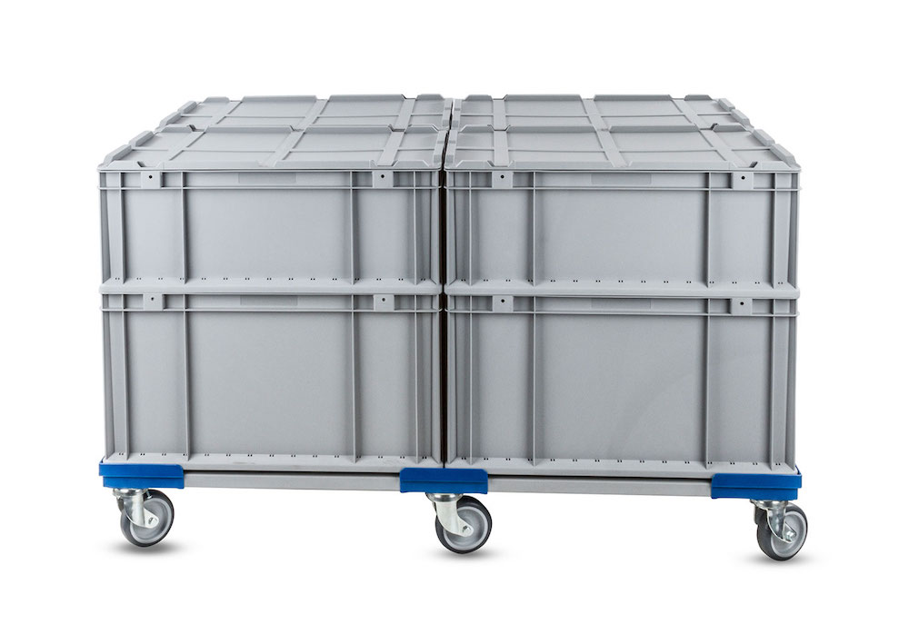 Kunststoffbox mit Deckel und Tragegriff – für Unternehmen und Zuhause