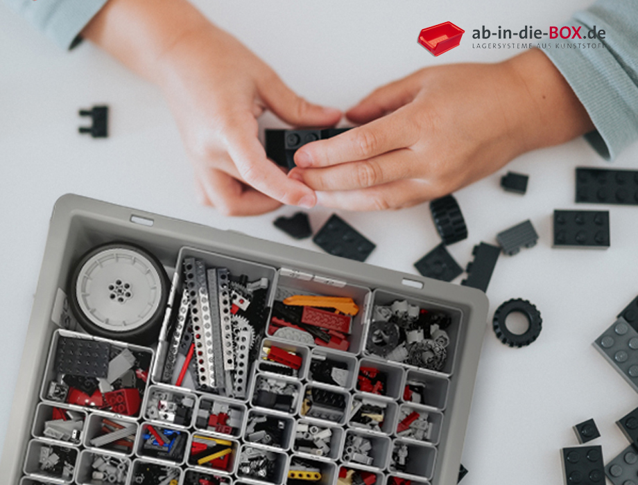 Die perfekte LEGO®-Aufbewahrung mit Kunststoffboxen – Sortiersysteme für Klemmbausteine